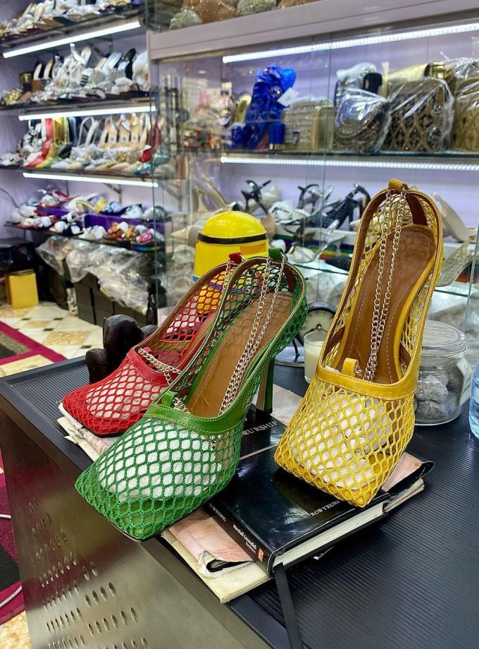 Net tres chic shoe by Thanks
